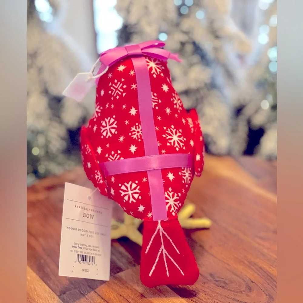 Target Featherly Friends Christmas Wondershop 2022 Bird- Bow